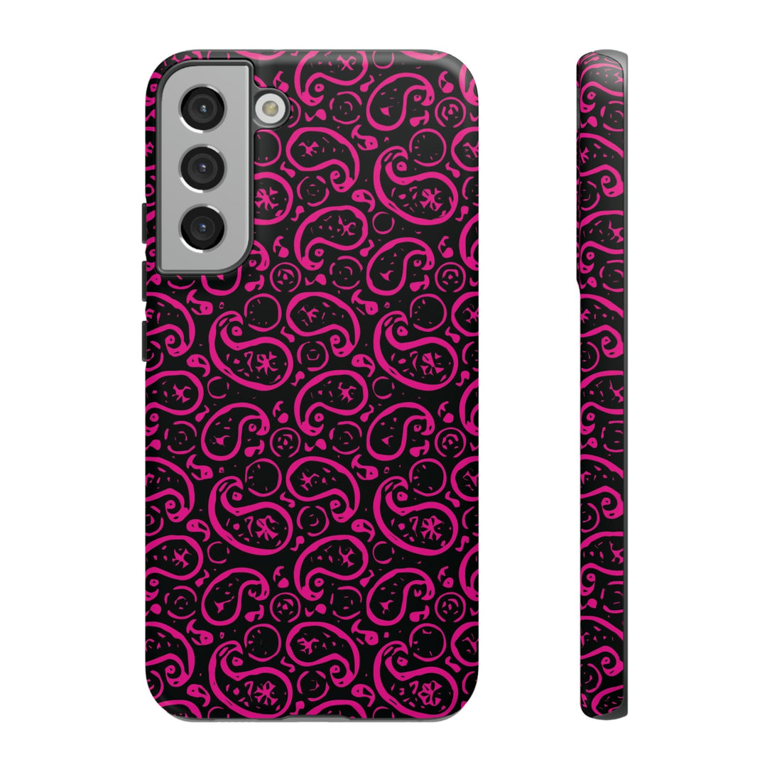 Samsung Galaxy Phone Case | Galaxy S23, S22, S21, S20 | Luxury Case Double Layered | Impact Resistant | Fashionable - Paisley 3 - Studio40ParkLane