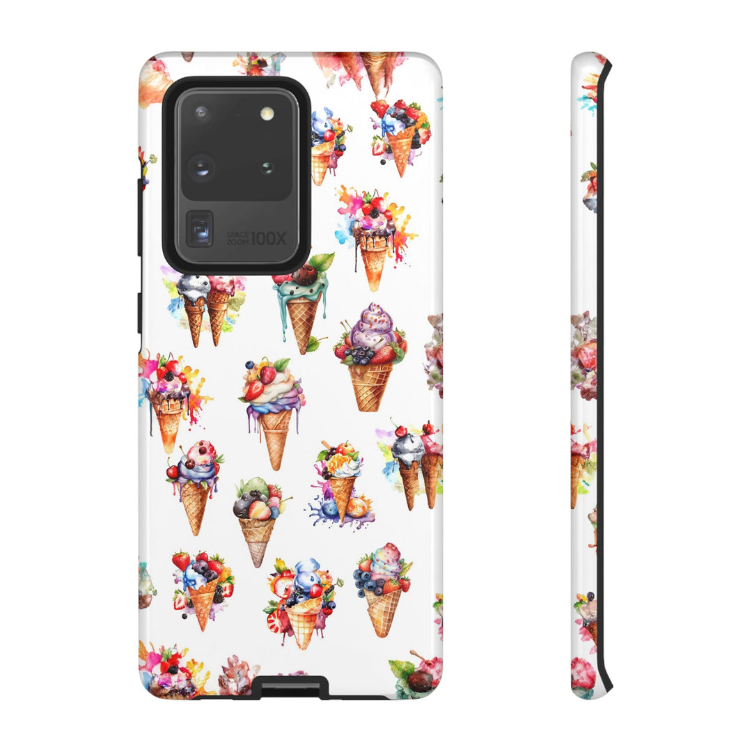 Impact Resistant, Summer Icecream, Cute Phone Cases for Samsung S24, S23, S22, S21, IPhone 15 pro, Iphone 14 pro, Iphone 13 IPhone 12, Iphone 11 - Studio40ParkLane