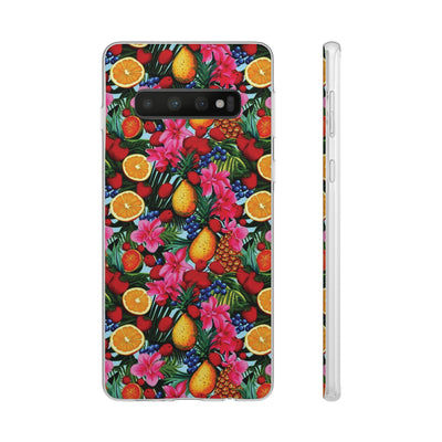 Cute Flexi Phone Cases, For Iphones and Samsung Galaxy Phones, Summer Mixed Fruit, Galaxy S23 Phone Case, Samsung S22 Case, Samsung S21, Iphone 15, Iphone 14, Iphone 13