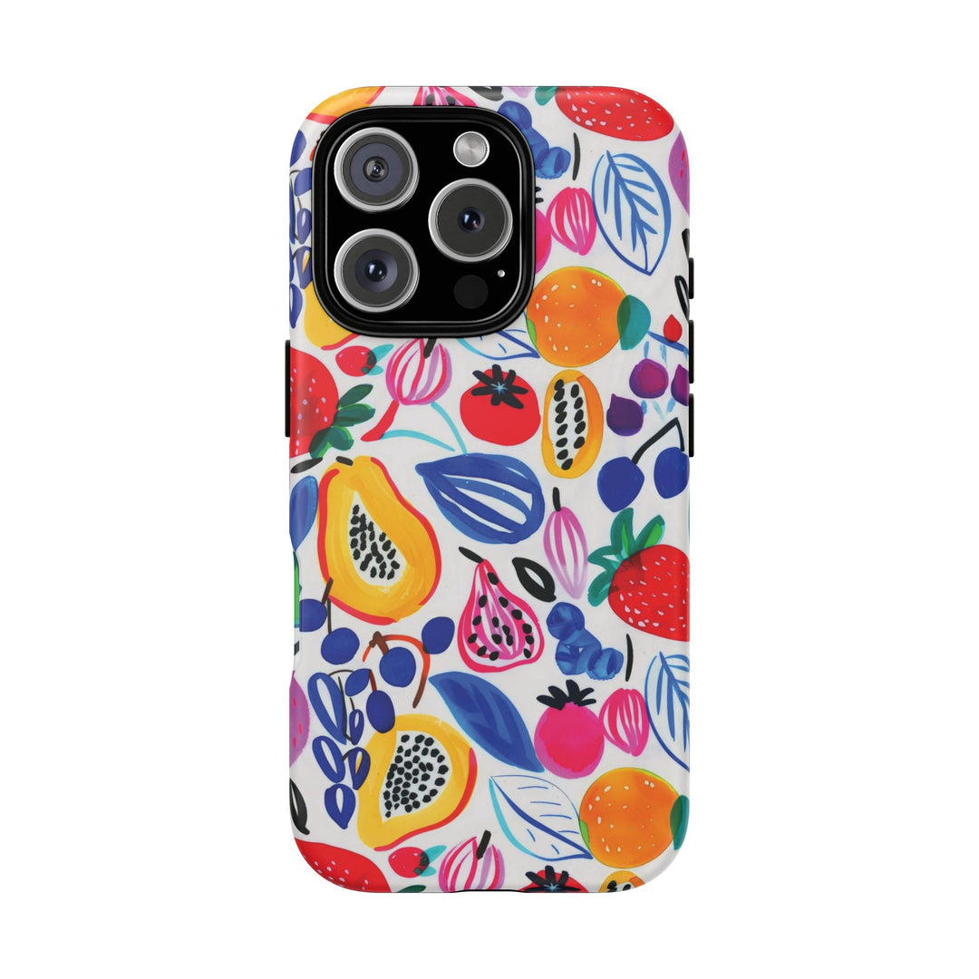 Summer Fruit Cute Tough Phone Case - For Apple iPhone Case 17, 16, 15 Pro Max, 14 Plus, 13 Pro, 12, Samsung Galaxy S26, S25, S24 Plus Ultra - Studio40ParkLane