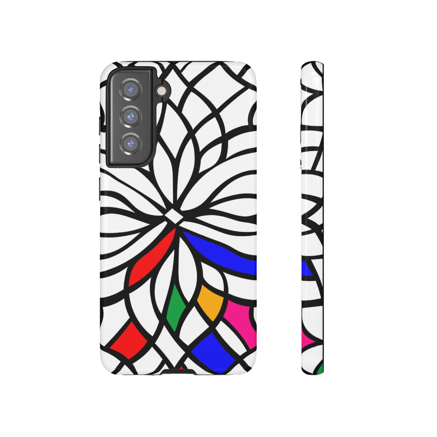 Impact Resistant, Colored Mosaic, Cute Phone Cases for Samsung S24, S23, S22, S21, IPhone 15 pro Iphone 14 pro Iphone 13 IPhone 12 Iphone 11