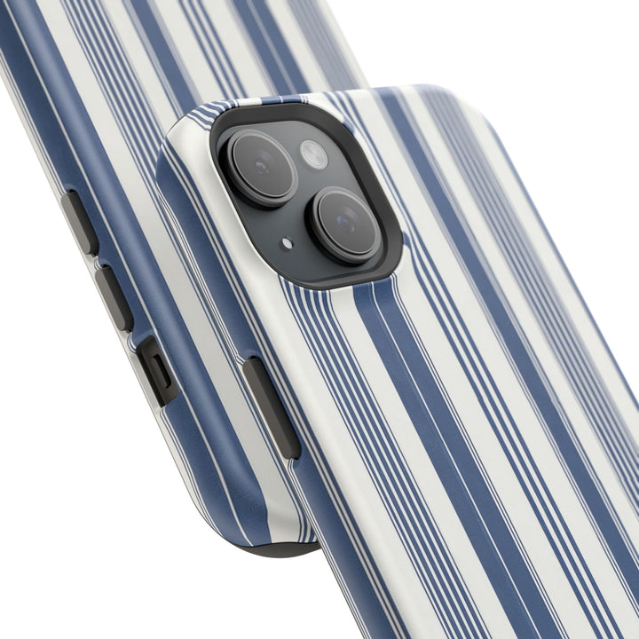 MagSafe Cute Phone Case, Coastal Striped Phone Case for iPhone 17 16 15 14 13 12 Pro Max, Samsung S26 S25 S24 Ultra case - Studio40ParkLane