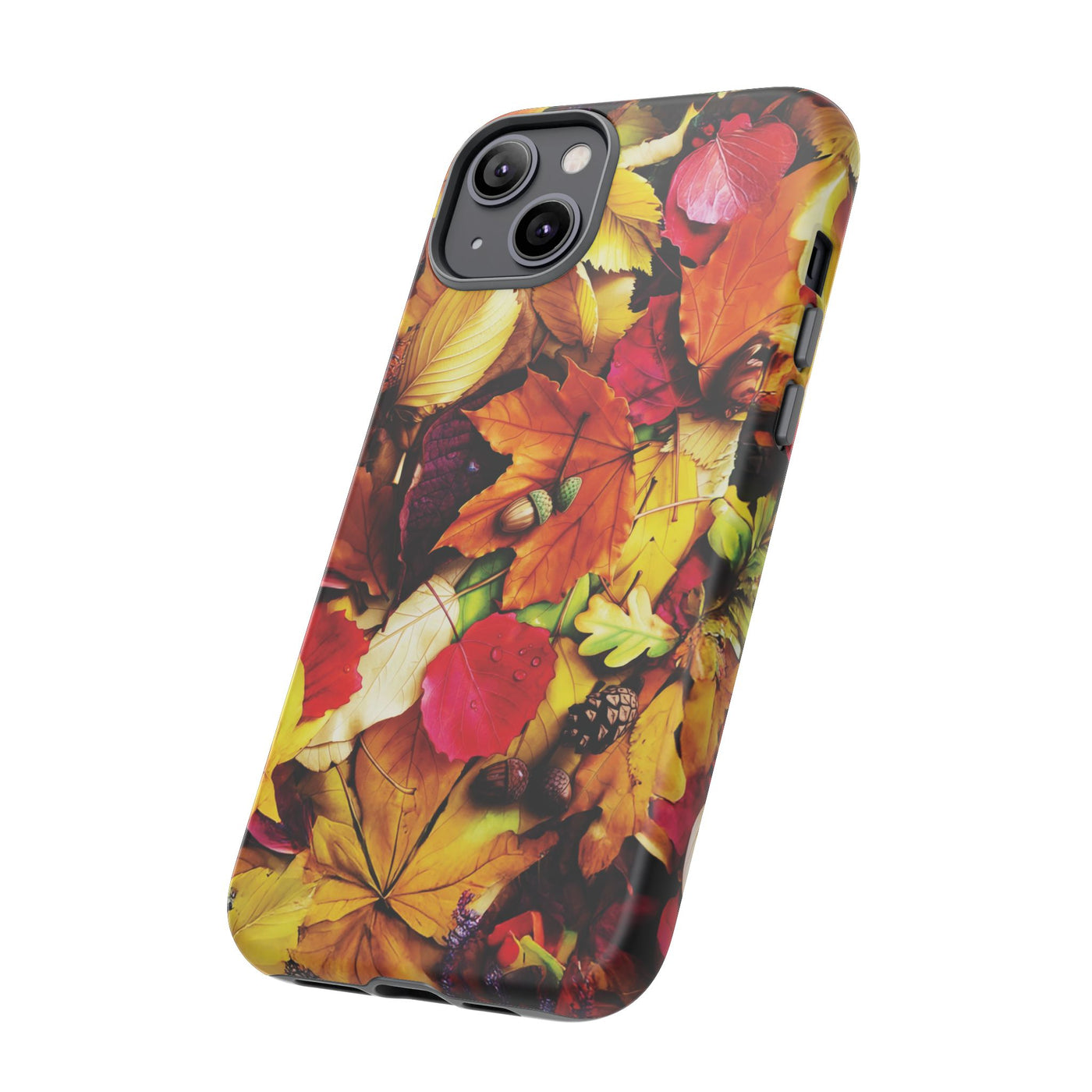 Aesthetic Tough Fall Leaves Foliage Premium Phone Case - For iPhone 17 Pro Max iPhone 16 Pro iPhone 15 Iphone 14 Plus 13 Pro 12 11 10 XR - Studio40ParkLane