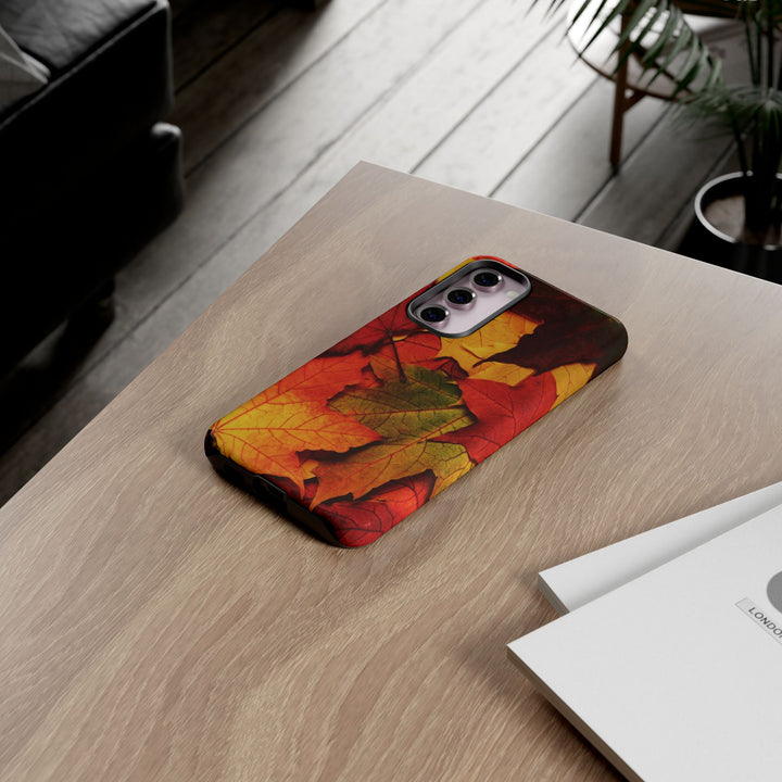 Autumn Fall Leaves Gift Cute Phone Case for, Samsung Galaxy S24, S23, S22, S21, IPhone 16 Case | Iphone 15, Iphone 14, IPhone 13 Case Mom Dad Gift - Studio40ParkLane