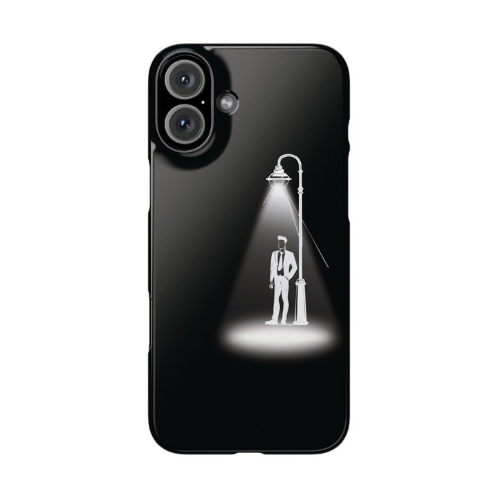 Slim Mystery Man Spotlight Gift for Her Cute Phone Cases for Iphone 16 Pro Max | iPhone 15 Case | iPhone 15 Pro Max Case, Iphone 14, 13, 12, 11, 10, 8, 7 - Studio40ParkLane