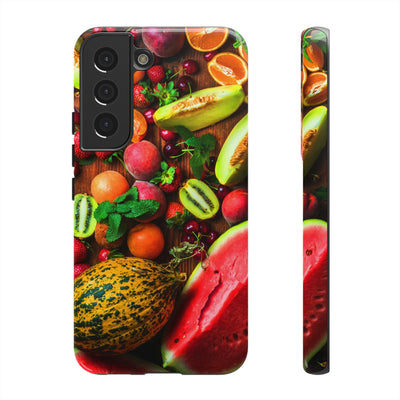 Fall Fruit Collage Cute Phone Case for, Samsung Galaxy S24, S23, S22, S21, IPhone 16 Case | Iphone 15, Iphone 14, IPhone 13 Case Mom Dad Gift