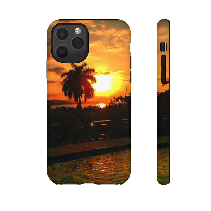 Cute Samsung Case | Cool Iphone Case | Summer Jamaica Pool Sunset, Samsung S24, S23, S22, S21, IPhone 15 Case | Iphone 14 Case, Iphone 13 Case - Studio40ParkLane
