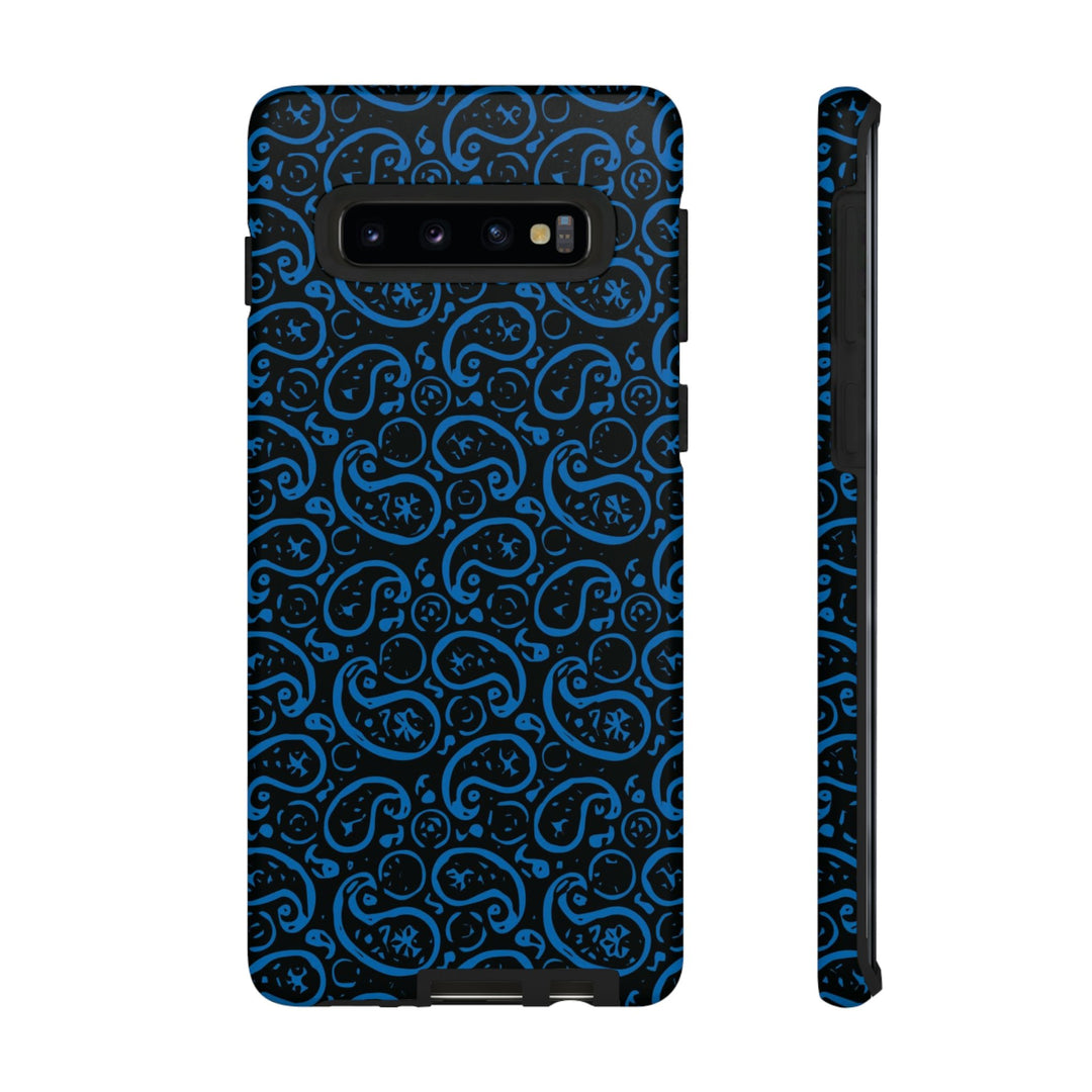 Samsung Galaxy Phone Case | Galaxy S23, S22, S21, S20 | Luxury Case Double Layered | Impact Resistant | Fashionable - Paisley 4 - Studio40ParkLane