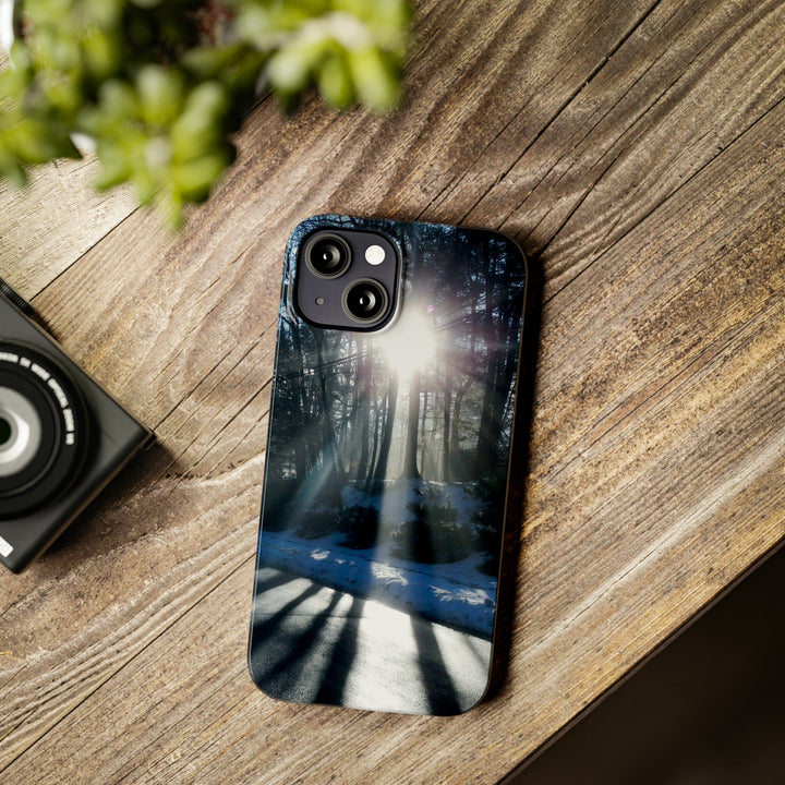 Slim Cute Phone Cases for Iphones - | iPhone 15 Case | iPhone 15 Pro Max Case, Iphone 14 Case, Iphone 14 Pro Max, Iphone 13, Winter Morning Sun - Studio40ParkLane