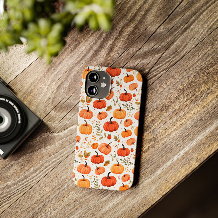 Slim Fall Autumn Pumpkins Gift for Her Cute Phone Cases for Iphone 16 | iPhone 15 Case | iPhone 15 Pro Max Case, Iphone 14, Iphone 14 Pro Max, Iphone 13, Slim - Studio40ParkLane