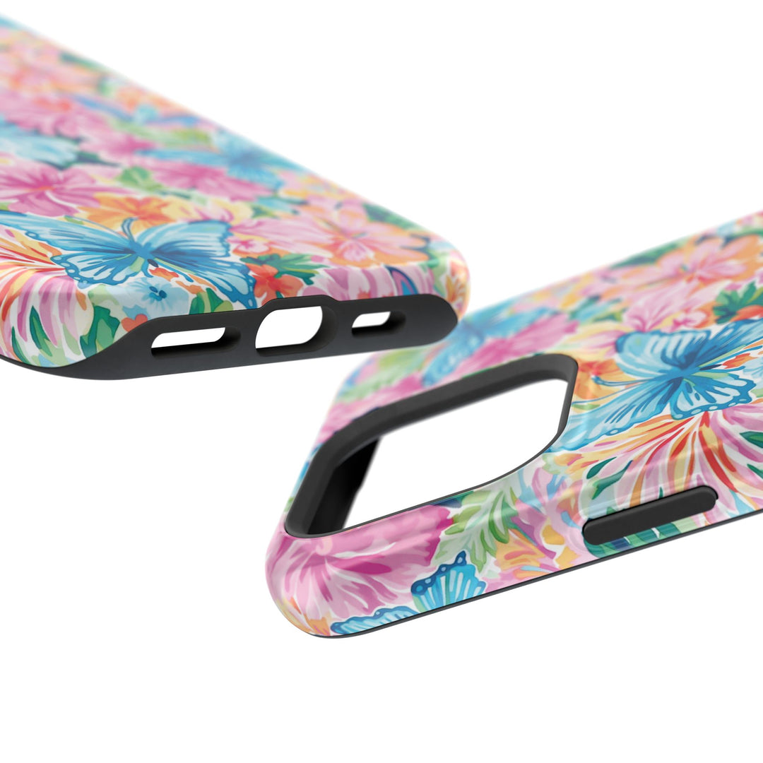 Butterflies Flowers Magsafe Cute Phone Case for Iphone Gift for Her, iPhone 16 Case iPhone 15 Pro Max Case, Iphone 14, Iphone 14 Pro Max, 13, 12 - Studio40ParkLane