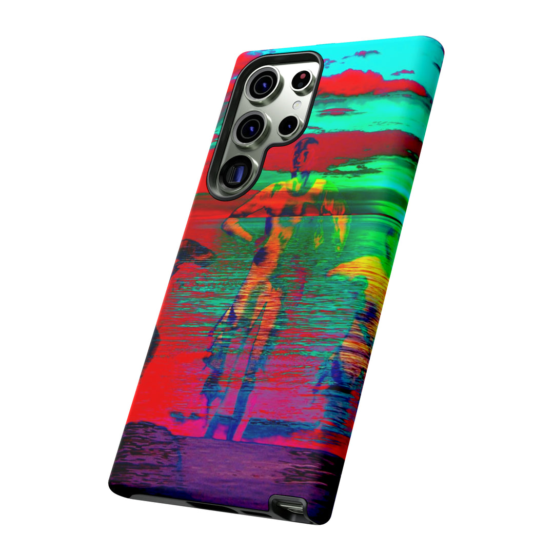 Cute Samsung Phone Case | Aesthetic Samsung Phone Case | Dance Sunset Colorful | Galaxy S23, S22, S21, S20 | Luxury Double Layer | Cool - Studio40ParkLane