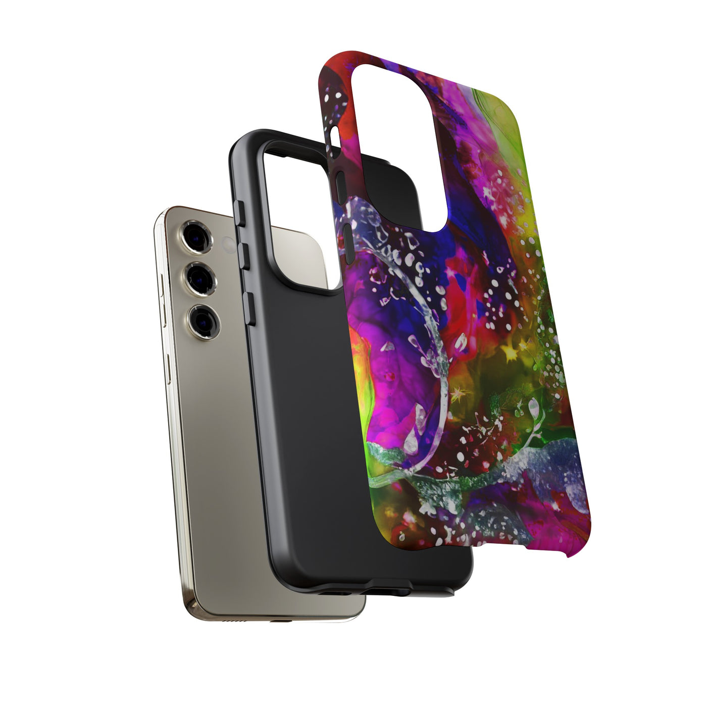 Impact Resistant, Multi Color Marble, Cute Phone Cases for Samsung S24, S23, S22, S21, IPhone 15 pro Iphone 14 pro Iphone 13 IPhone 12 Iphone 11