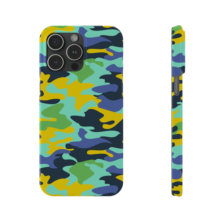 Slim Cute Phone Cases for Iphone - | iPhone 15 Case | iPhone 15 Pro Max Case, Iphone 14 Case, Iphone 14 Pro Max, Iphone 13, Late Spring Camouflage - Studio40ParkLane