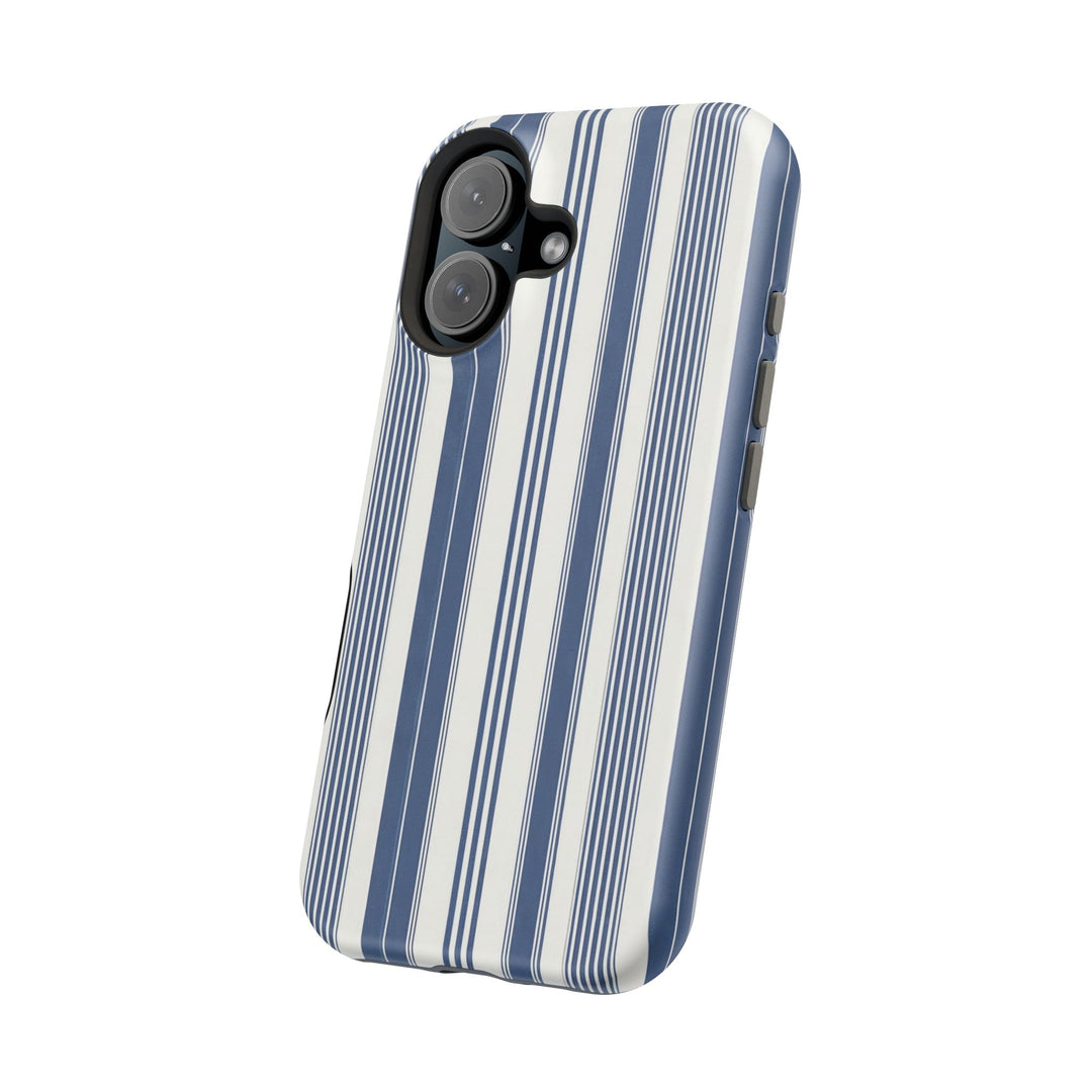 MagSafe Cute Phone Case, Coastal Striped Phone Case for iPhone 17 16 15 14 13 12 Pro Max, Samsung S26 S25 S24 Ultra case - Studio40ParkLane