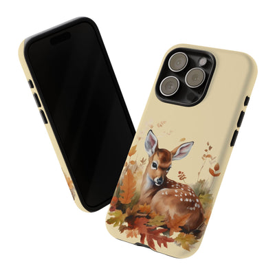 Autumn Fall Deer Gift for Her Cute Phone Case for, Samsung Galaxy S24, S23, S22, S21, IPhone 16 Case | Iphone 15, Iphone 14, IPhone 13 Case