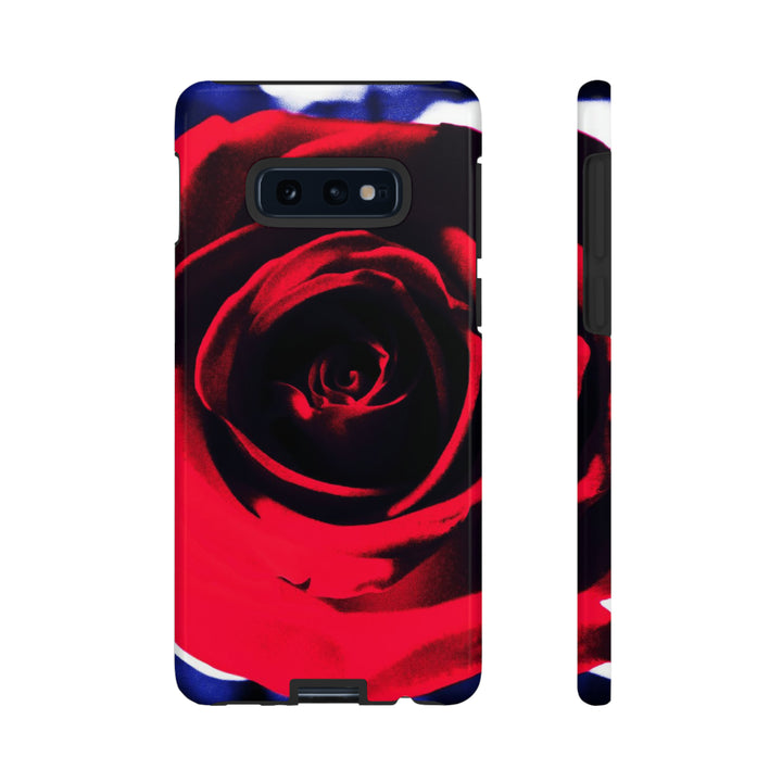 Cute Samsung Phone Case | Aesthetic Samsung Phone Case | Red Rose | Galaxy S23, S22, S21, S20 | Luxury Double Layer | Cool - Studio40ParkLane