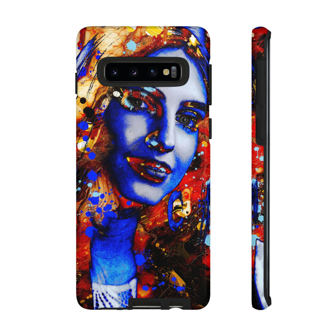 Cute Samsung Phone Case | Aesthetic Samsung Phone Case | Galaxy S23, S22, S21, S20 | Marble Splash Face, Protective Phone Case - Studio40ParkLane