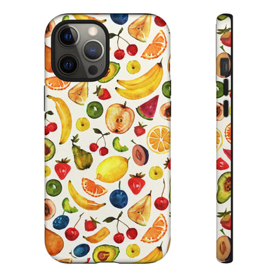 Impact Resistant, Mixed Fruits, Cute Phone Cases for Samsung S24, S23, S22, S21, IPhone 15 pro Iphone 14 pro Iphone 13 IPhone 12 Iphone 11