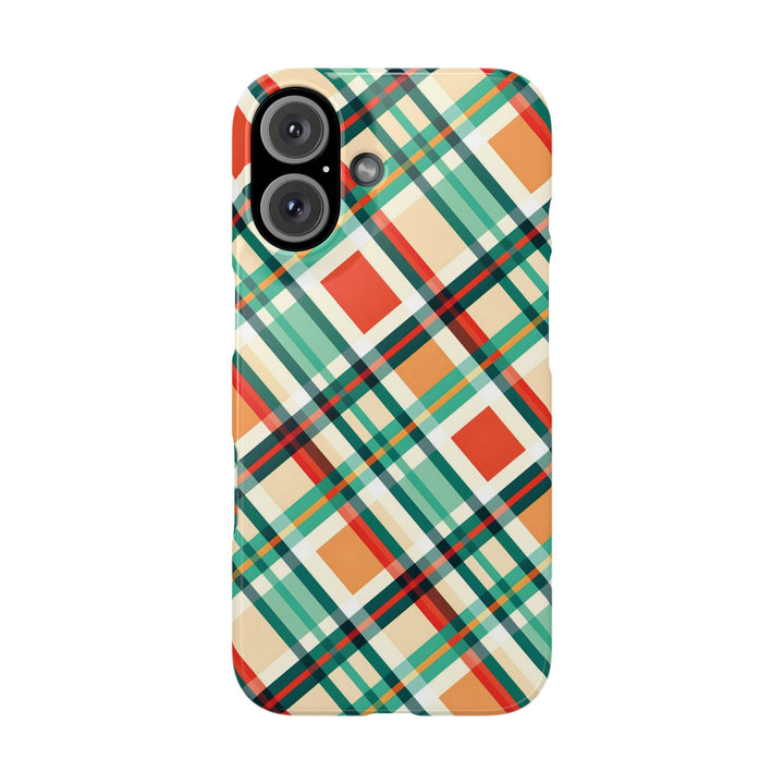 Slim Checkered Plaid Gift for Her Cute Phone Cases for Iphone 16 Pro Max | iPhone 15 Case | iPhone 15 Pro Max Case, Iphone 14, 13, 12, 11, 10, 8, 7 - Studio40ParkLane