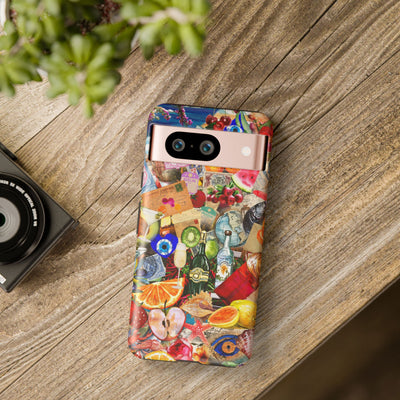 Fruity European Summer Impact Resistant Cute Phone Cases for Samsung S24, S23, S22, S21, IPhone 15 pro Iphone 14 pro Iphone 13 IPhone 12 Iphone 11