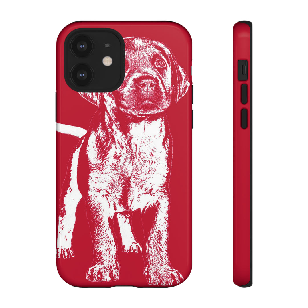 Cute IPhone Case | iPhone 15 Case | iPhone 15 Pro Max Case, Iphone 14 Case, Iphone 14 Pro Max Case IPhone Case for Dog Lovers, Puppy Dog Red - Studio40ParkLane