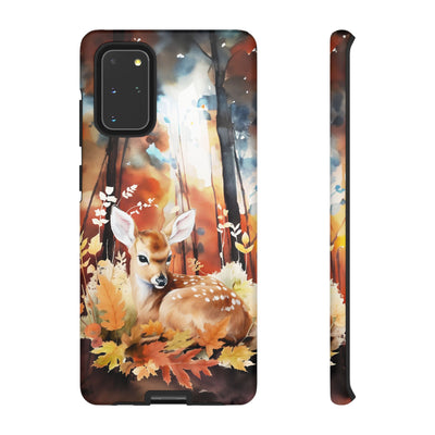 Autumn Fall Deer Forest Gift for Her Cute Phone Case for, Samsung Galaxy S24, S23, S22, S21, IPhone 16 Case | Iphone 15, Iphone 14, IPhone 13 Case