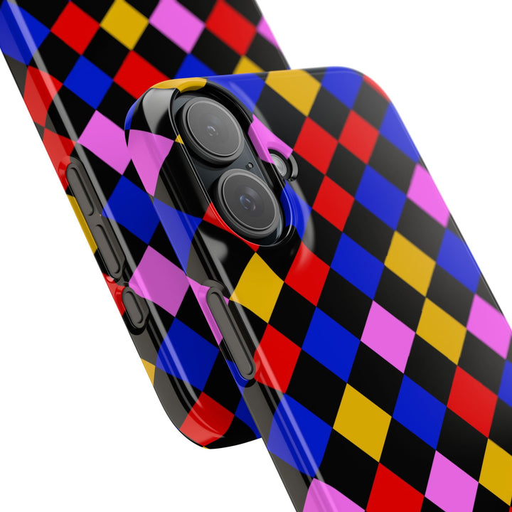 Slim Abstract Colorful Checkerboard Cute Phone Case for Iphone 17 - | iPhone 16 Pro Max Case | iPhone 15 Case Iphone 14 13 12 11 Gift for Her - Studio40ParkLane