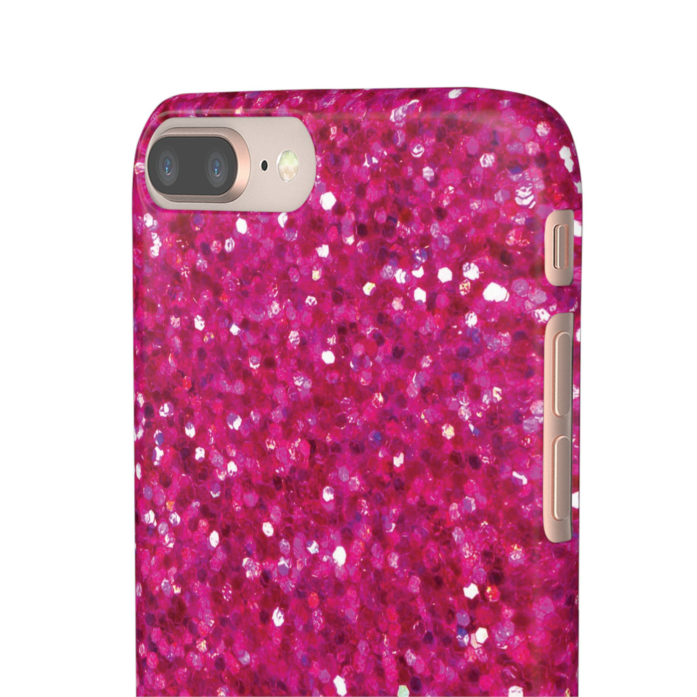 Snap Non-Glitter Muted Pink Play on "Faux" Glitter Effect Cute Phone Cases for Samsung and Iphone, 16, 15, 14, S24, S23, S22, S21, S20, Plus and Ultra