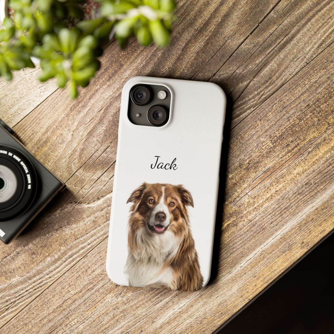 Custom Pet Phone Cases Dog Phone Cases Cat Phone Cases for Iphone 16, 15, 14, 13, 12, 11, 8, 7 Custom Name Personalized Phone Case