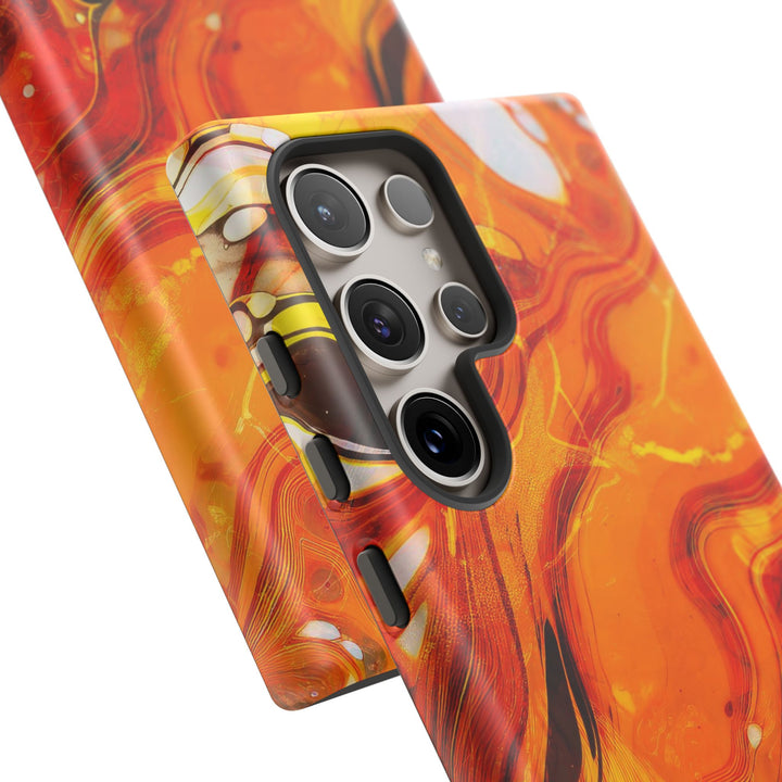 Impact Resistant, Fall Colors Marble, Cute Phone Cases for Samsung S24, S23, S22, S21, IPhone 15 pro Iphone 14 pro Iphone 13 IPhone 12 Iphone 11 - Studio40ParkLane