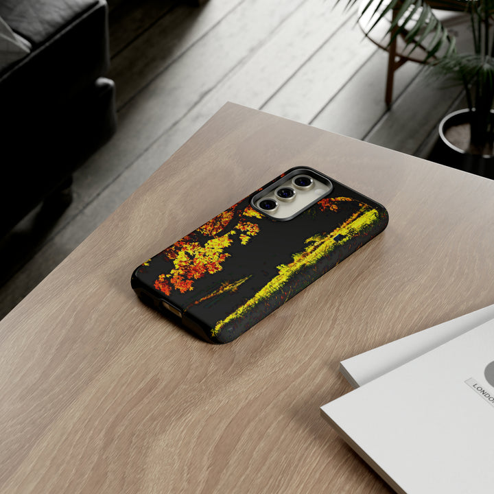 Cute Samsung Phone Case | Aesthetic Samsung Phone Case | Fall Leaves North Bridge | Galaxy S23, S22, S21, S20 | Luxury Double Layer | Cool - Studio40ParkLane