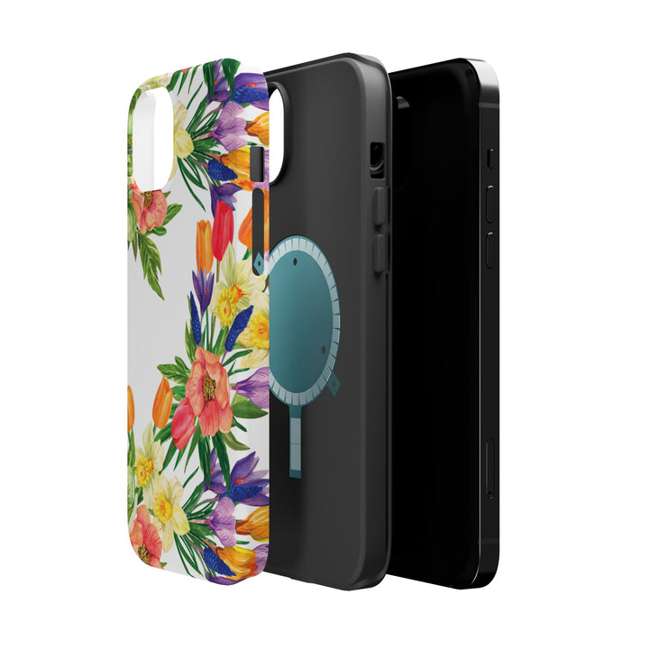 Spring Flowers Magsafe Cute Phone Case for Iphone Gift for Her, iPhone 16 Case iPhone 15 Pro Max Case, Iphone 14, Iphone 14 Pro Max, 13, 12 - Studio40ParkLane