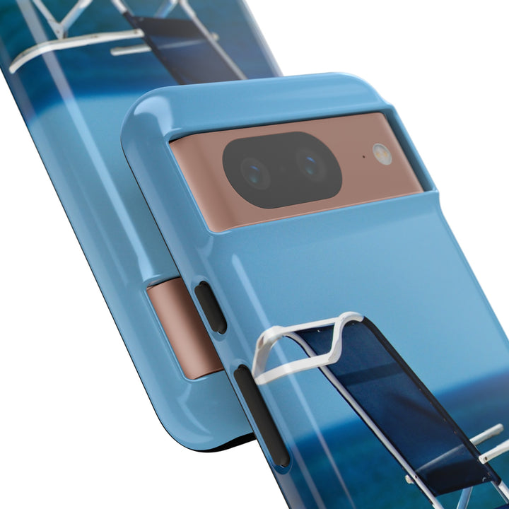 Cute Samsung Case | Cool Iphone Case | Summer Blue Beach Chair, Samsung S24, S23, S22, S21, IPhone 15 Case | Iphone 14 Case, Iphone 13 Case - Studio40ParkLane