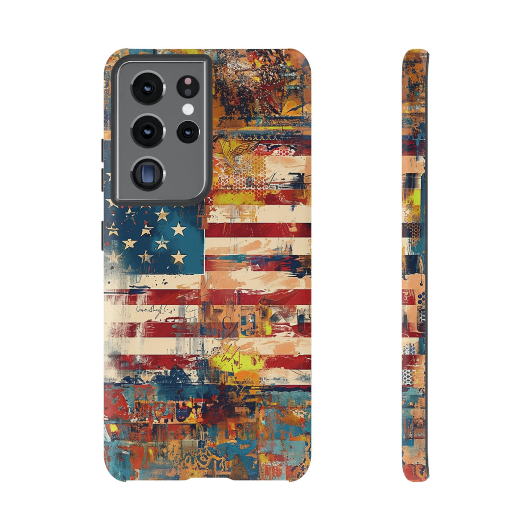 Impact Resistant, American Flag, Cute Phone Cases for Samsung S24, S23, S22, S21, IPhone 15 pro Iphone 14 pro Iphone 13 IPhone 12 Iphone 11 - Studio40ParkLane