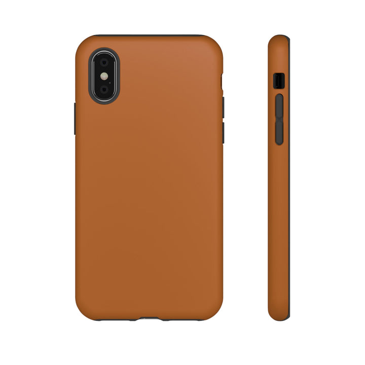Premium Tough Rusty Brown Orange Gift for Her Cute Phone Cases for Samsung S25 S24, S23, S22, S21, Iphone, 16, 15, 14, 13 Pro Max Ultra - Studio40ParkLane