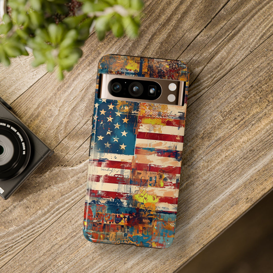 Impact Resistant, American Flag, Cute Phone Cases for Samsung S24, S23, S22, S21, IPhone 15 pro Iphone 14 pro Iphone 13 IPhone 12 Iphone 11 - Studio40ParkLane