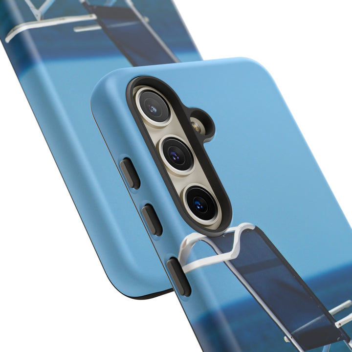 Cute Samsung Case | Cool Iphone Case | Summer Blue Beach Chair, Samsung S24, S23, S22, S21, IPhone 15 Case | Iphone 14 Case, Iphone 13 Case - Studio40ParkLane