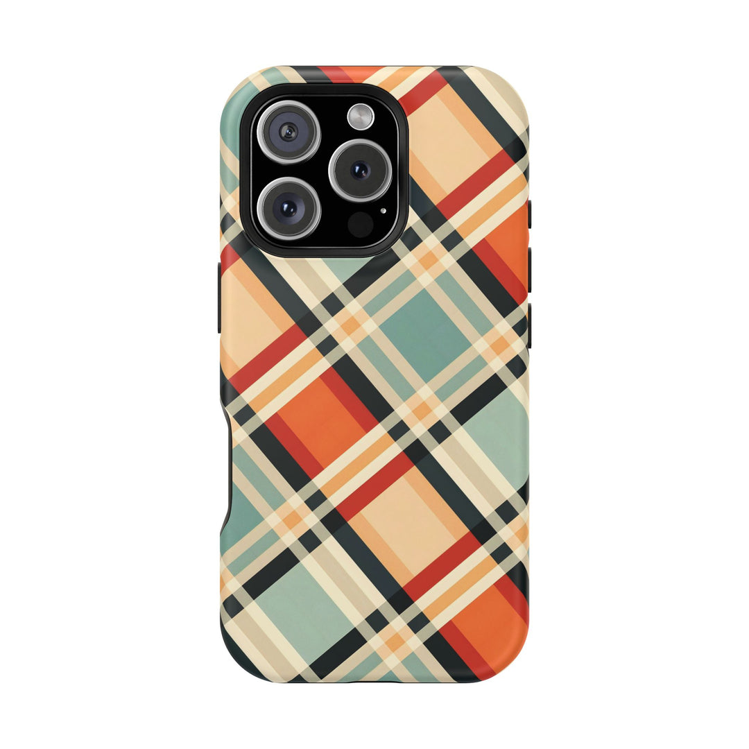 Checkered Plaid Magsafe Gift for Her Cute Phone Case for Iphone, | iPhone 16 | iPhone 15 Pro Max, Iphone 14 Pro Max, 13 12 11 10 9 8 7 - Studio40ParkLane