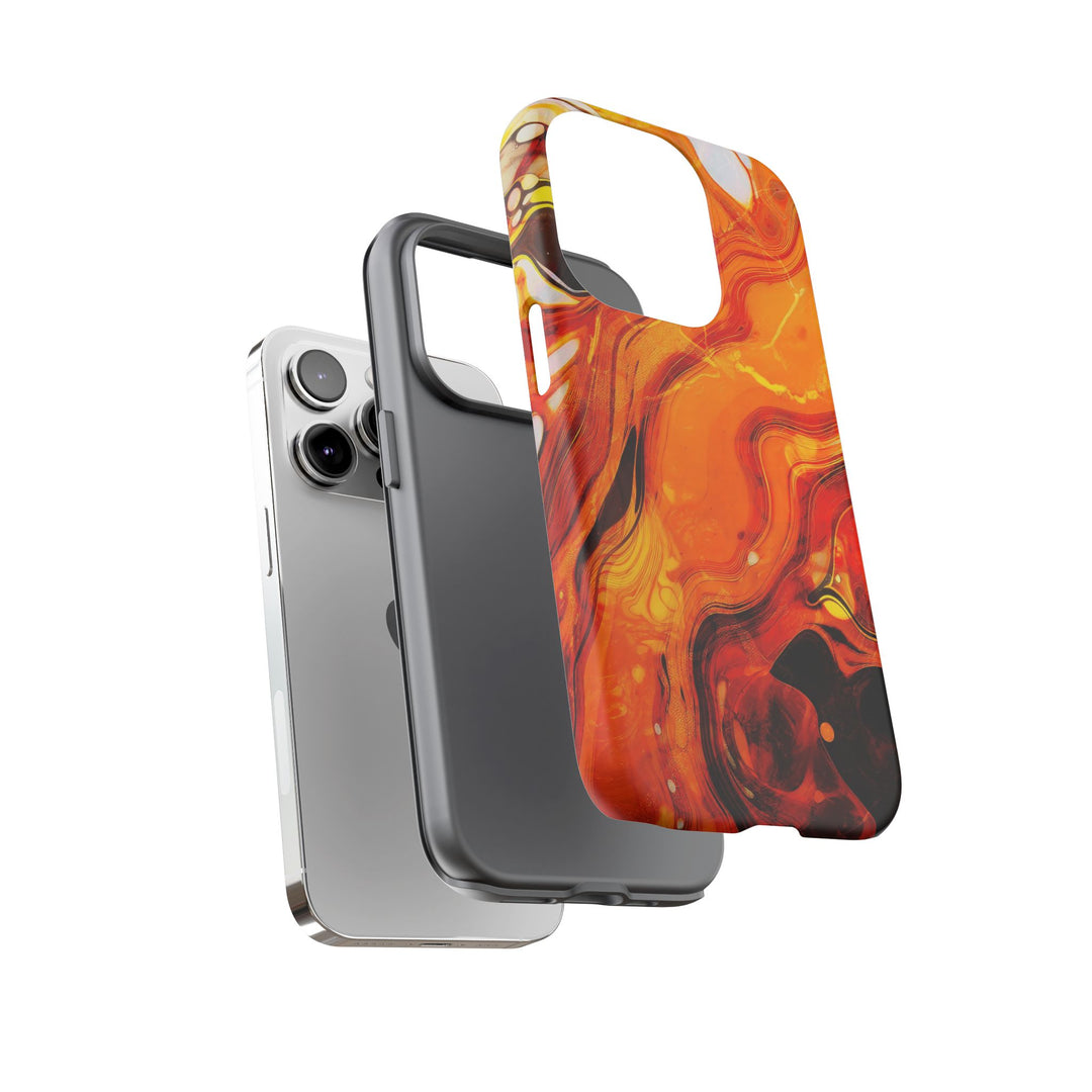 Impact Resistant, Fall Colors Marble, Cute Phone Cases for Samsung S24, S23, S22, S21, IPhone 15 pro Iphone 14 pro Iphone 13 IPhone 12 Iphone 11 - Studio40ParkLane