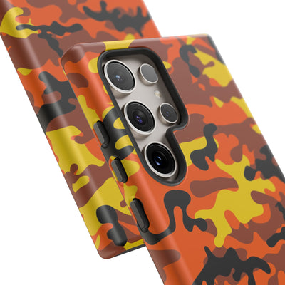 Impact Resistant, Fall camo Camouflage, Cute Phone Cases for Samsung S24, S23, S22, S21, IPhone 15 pro Iphone 14 pro Iphone 13 IPhone 12 Iphone 11