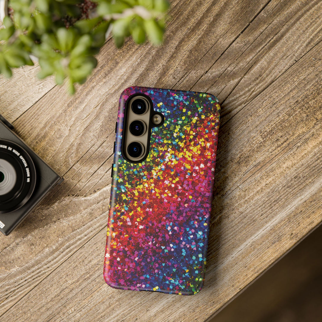 Premium Tough Muted Non - Glitter Color Composition Cute Phone Case, for IPhone 16 pro Max | Iphone 15, Iphone 14, 13, Samsung Galaxy S25, S24 - Studio40ParkLane