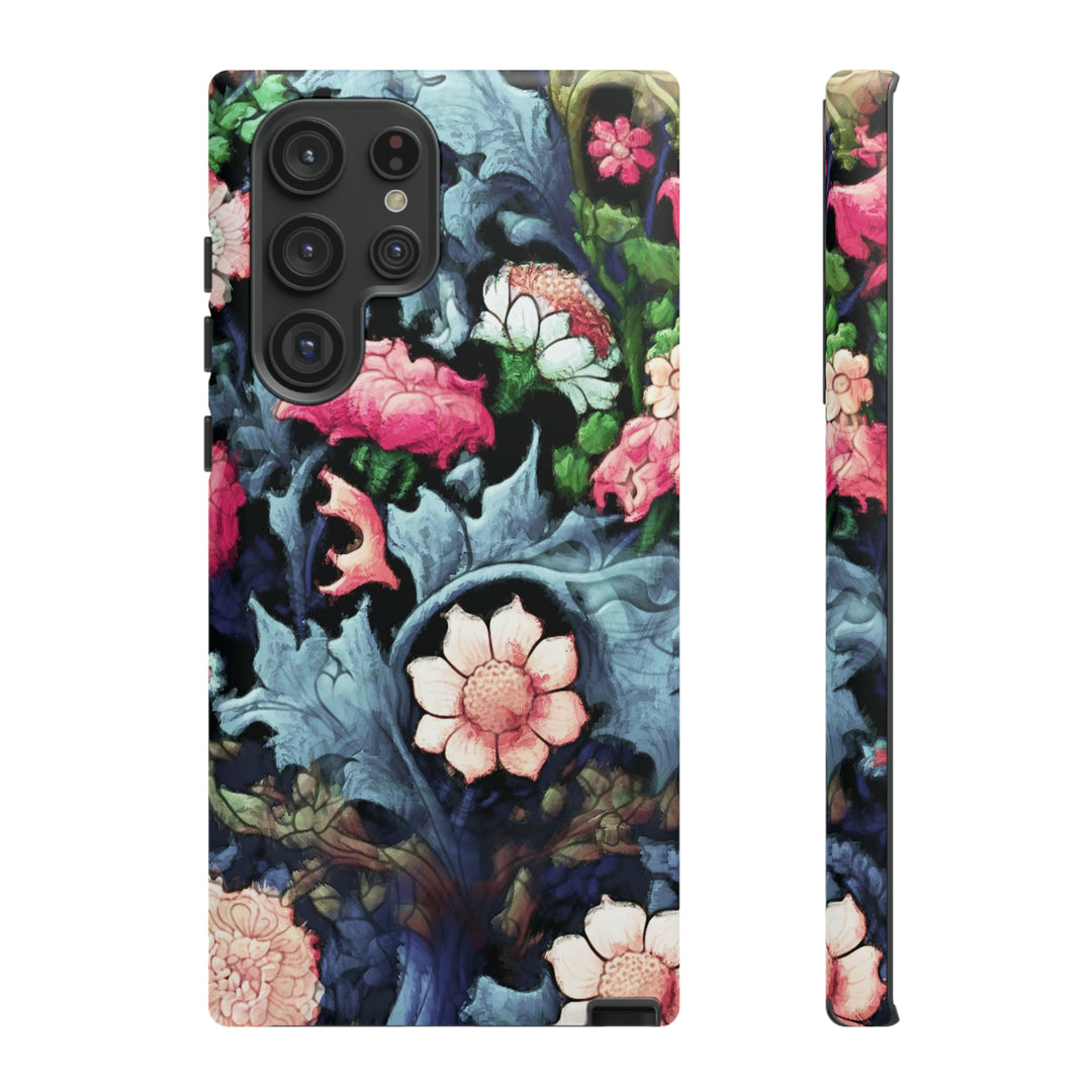 Cute Samsung Phone Case | Aesthetic Samsung Phone Case | Galaxy S23, S22, S21, S20 | Luxury Double Layer | Cool Flowers Design Floral - Studio40ParkLane