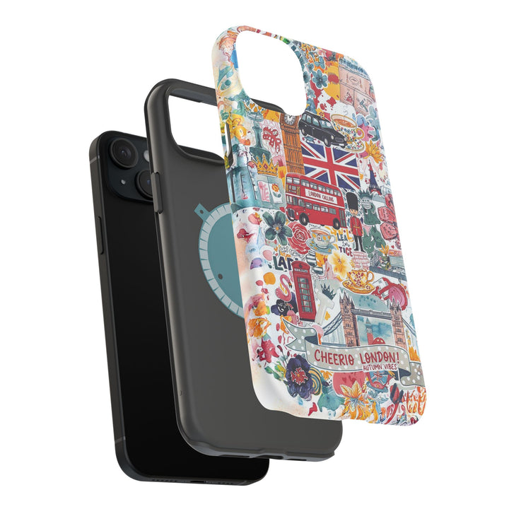 London England Coquette Collage Tough Magsafe Cute Phone Cases for Iphone | iPhone 17 Pro Max Case, Iphone 16, Iphone 15 14 13 12 11 10 9 - Studio40ParkLane