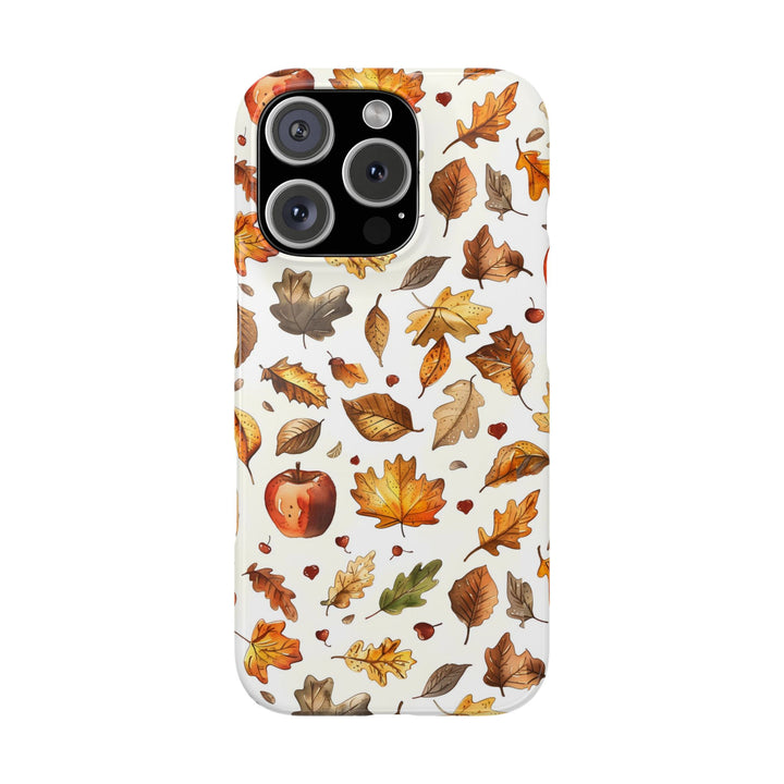 Slim Fall Autumn Leaves Gift for Her Cute Phone Cases for Iphone 16 | iPhone 15 Case | iPhone 15 Pro Max Case, Iphone 14, Iphone 14 Pro Max, Iphone 13, Slim - Studio40ParkLane