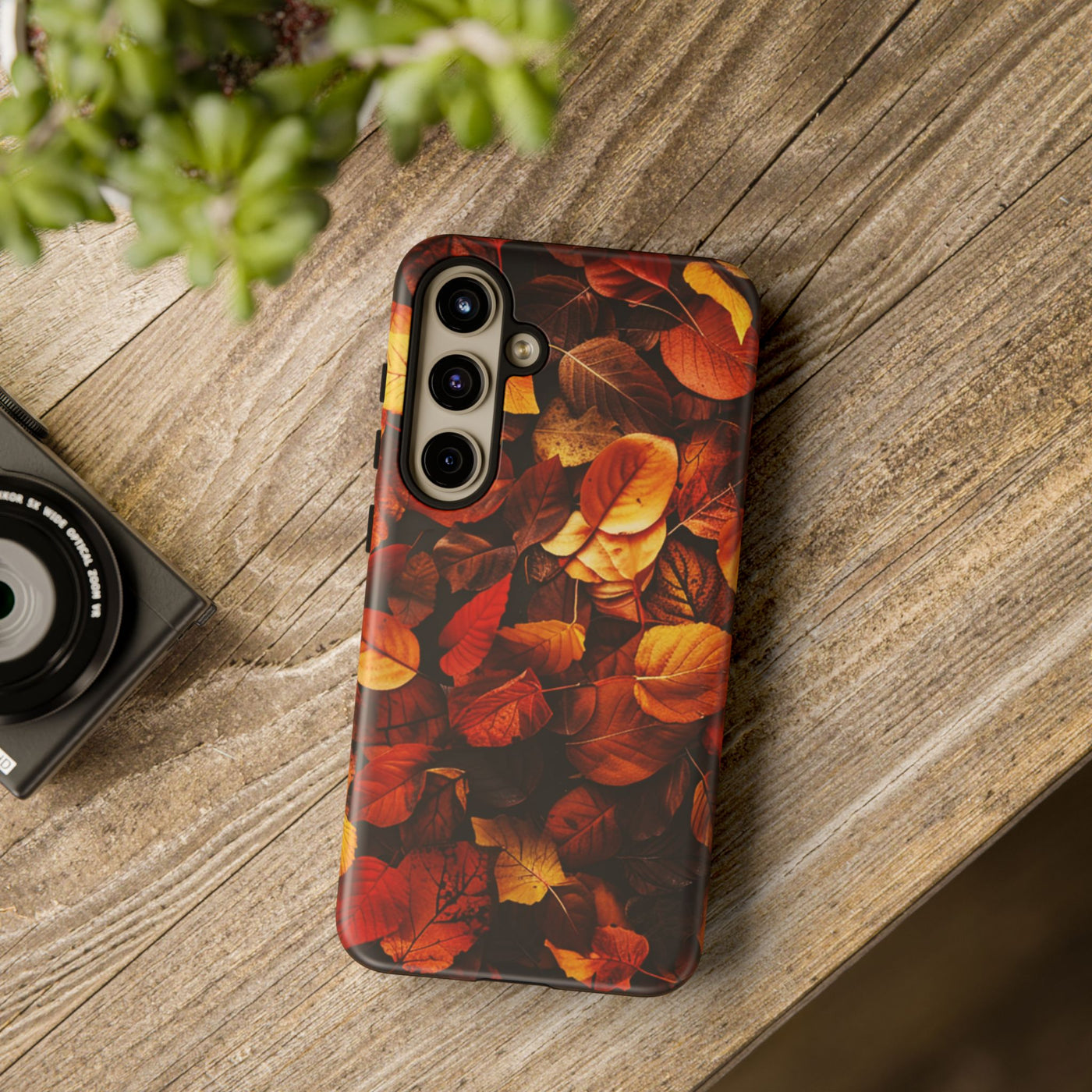 Autumn Fall Leaves Gift for Her Cute Phone Case for, Samsung Galaxy S24, S23, S22, S21, IPhone 16 Case | Iphone 15, Iphone 14, IPhone 13 Case