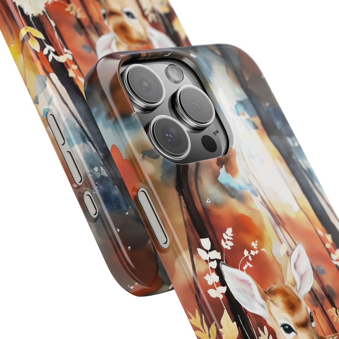 Slim Fall Autumn Forest Deer Gift for Her Cute Phone Cases for Iphone 16 | iPhone 15 Case | iPhone 15 Pro Max Case, Iphone 14, Iphone 14 Pro Max, Iphone 13, Slim - Studio40ParkLane
