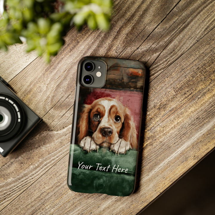 Slim Personalized Cute iPhone Cases - | iPhone 15 Case | iPhone 15 Pro Max Case, Iphone 14 Case, Iphone 14 Pro Max, Iphone 13, Cocker Spaniel Dog - Studio40ParkLane