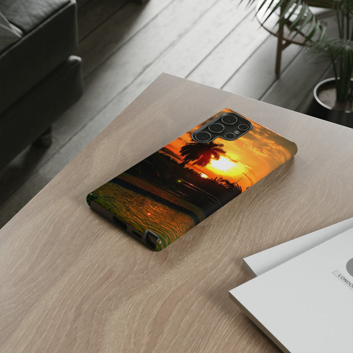 Cute Samsung Case | Cool Iphone Case | Summer Jamaica Pool Sunset, Samsung S24, S23, S22, S21, IPhone 15 Case | Iphone 14 Case, Iphone 13 Case - Studio40ParkLane