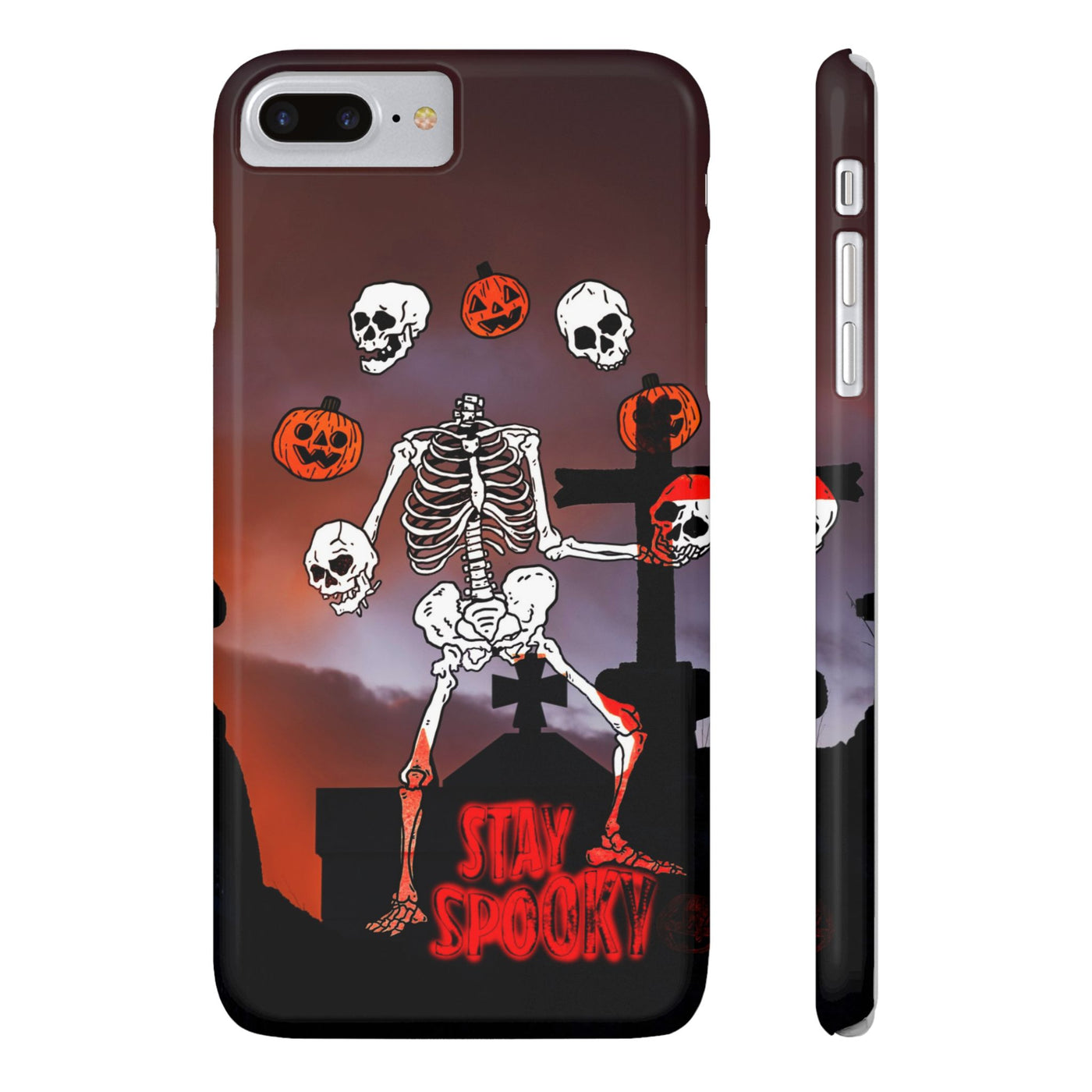 Slim Halloween Spooky Slim Cute Phone Cases for Iphone  | iPhone 15 Case | iPhone 15 Pro Max Case, Iphone 14, Iphone 14 Pro Max, Iphone 13